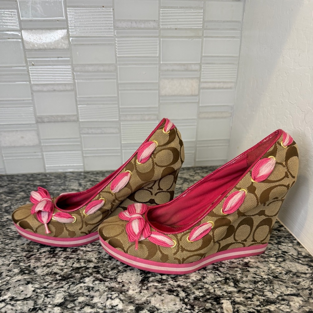 Coach Tena Wedge Heels - Picture 2 of 10